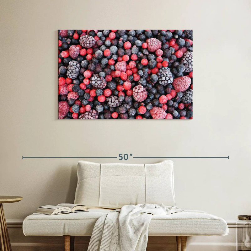 Yarlin Frozen Berries, 26" H x 39" W