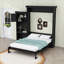 Lit escamotable avec tablettes de rangement Murphy