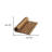 Roll up Genuine Teak Bath Mat