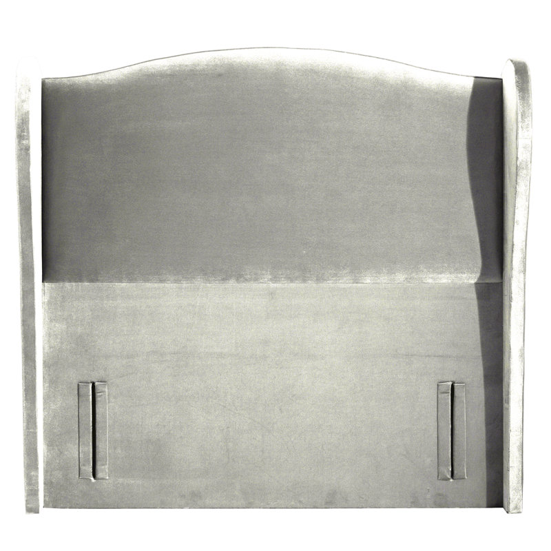 Felicity Upholstered Headboard, Small Double (4'), Grey