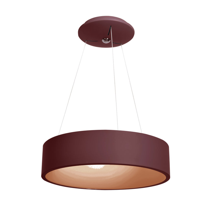 Devery 1 - Light Single Pendant, Brick