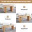Ensemble de table de salle à manger extensible Modern Farmhouse-1425737459-1425737458-1425737463