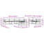  Outdoor Sofa Set 7 pcs Garden Furniture Patio Sofas Sectional Decor