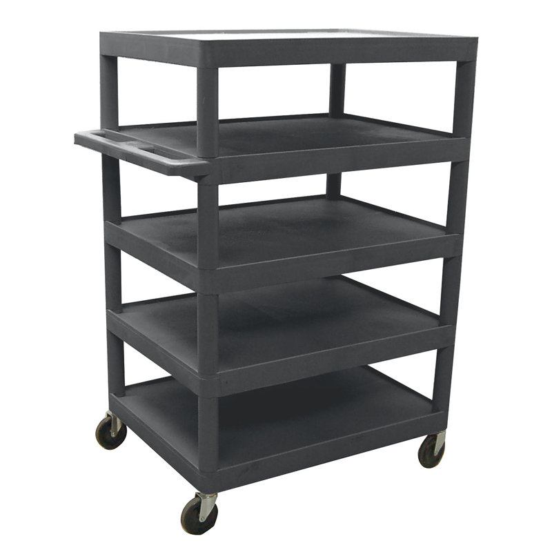 Tuffy Banquet Utility Cart, Black