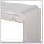 Meuble-lavabo classique en bois avec miroir rabattable, coiffeuse 3 en 1 avec 2 tiroirs et rangement pour la chambre à coucher