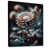 Toile avec cadre flottant noir