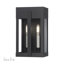 Lanterne murale d'extérieur moyenne en laiton 2 lumières avec verre transparent 2 lumières-815990577