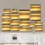 Tuile de dosseret en verre trempé Gold Sheen - Décoration murale de cuisine-329933475
