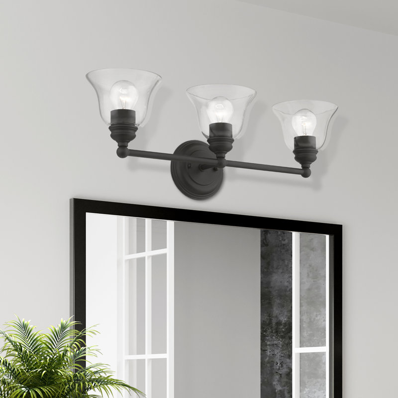 Esterly 3 - Light Dimmable Vanity Light, Black