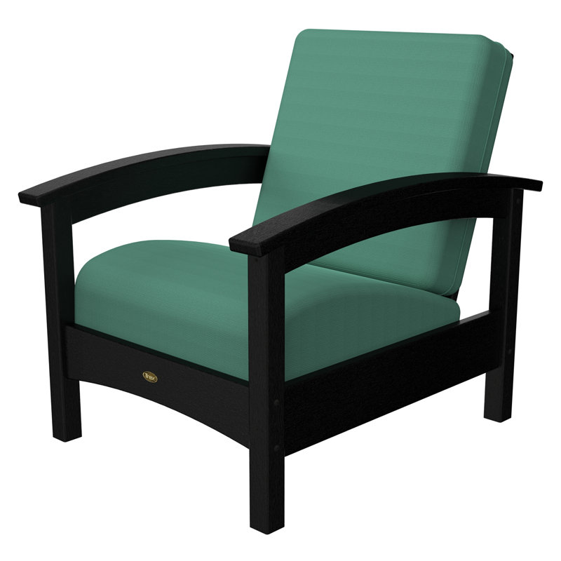 Rockport Club Chair, Charcoal Black / Spa
