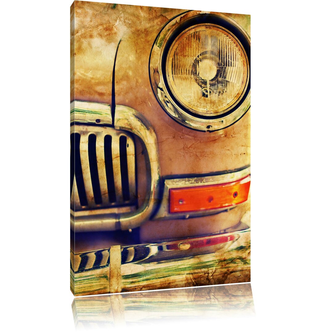 Leinwandbild Oldtimer im Retro-Look