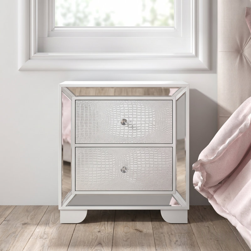 Ensemble de 2 tables de chevet Claudia