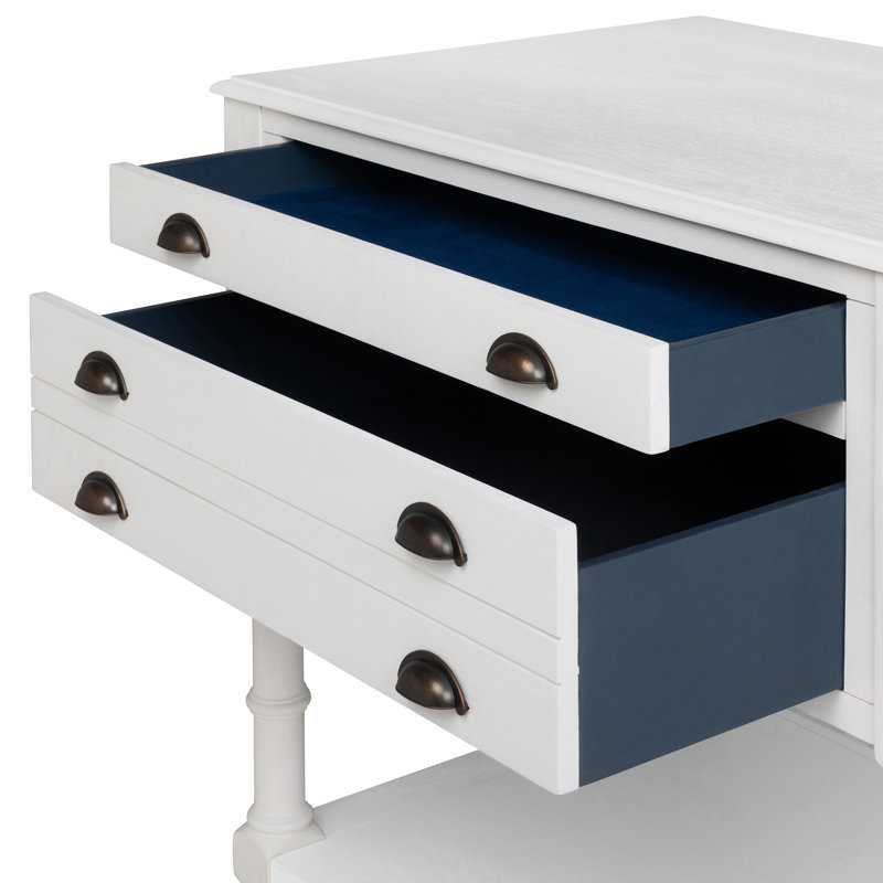 Bimini Kitchen Island, Driftwood, White