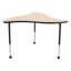 Table d'activité mobile à roulettes à hauteur réglable 48 "x 44" Structure Series-51404078-51404073