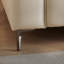 Canapé modulaire gris en similicuir-129384025
