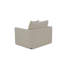 1P Chair Taupe Finish Narrow Arms Wooden Legs Welt Trim Traditional Style Primary Living Space