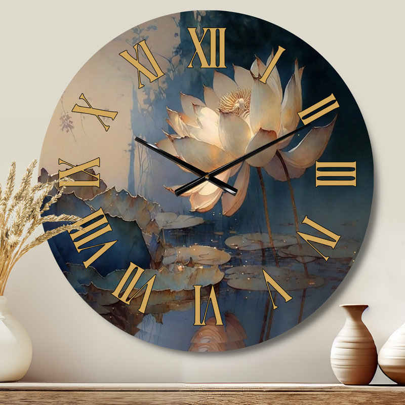 Horloge murale Lotus, Médium