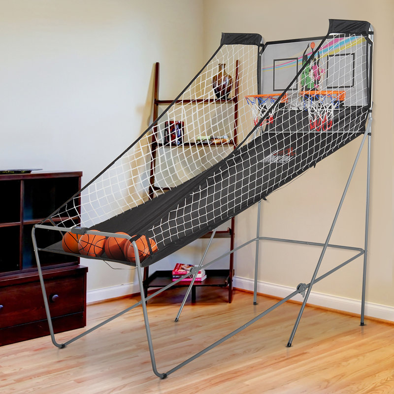 Jeu d'arcade de basketball pliable Double Shots