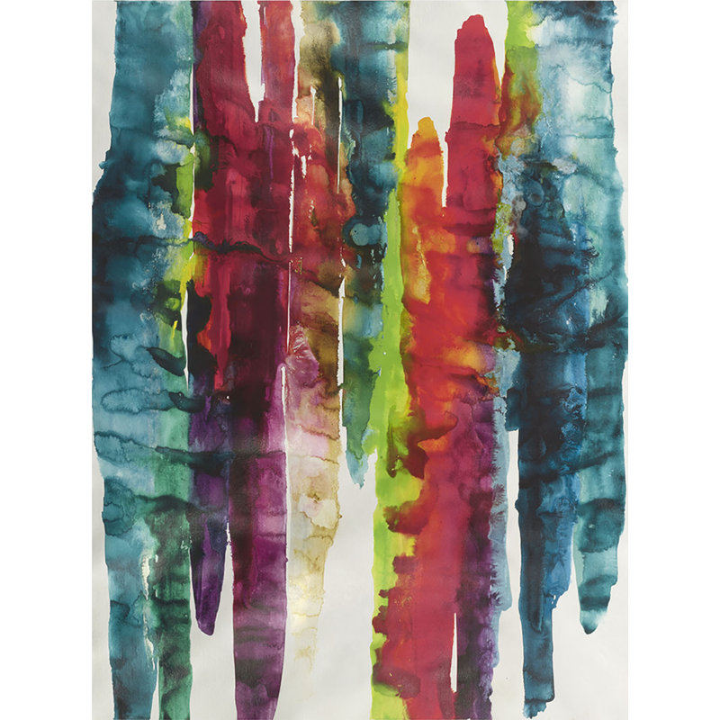 Jeweled Shift Print by Jennifer Hollack Raboin, Stretched Canvas, 48" H x 36" W x 2" D