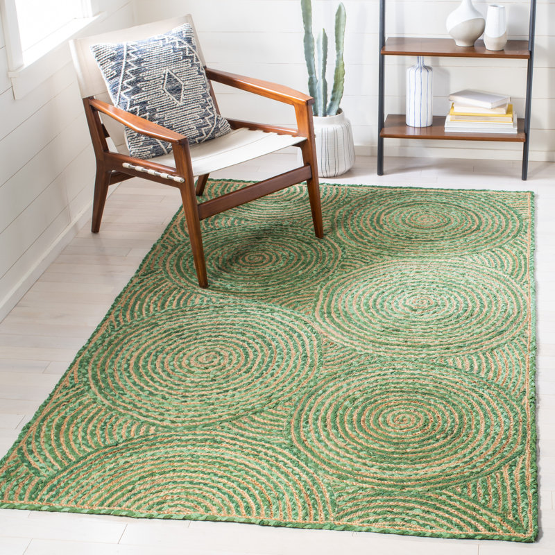 Tapis en jute et coton tissé à la main Cape Cod, Rectangle 3 pi x 5 pi