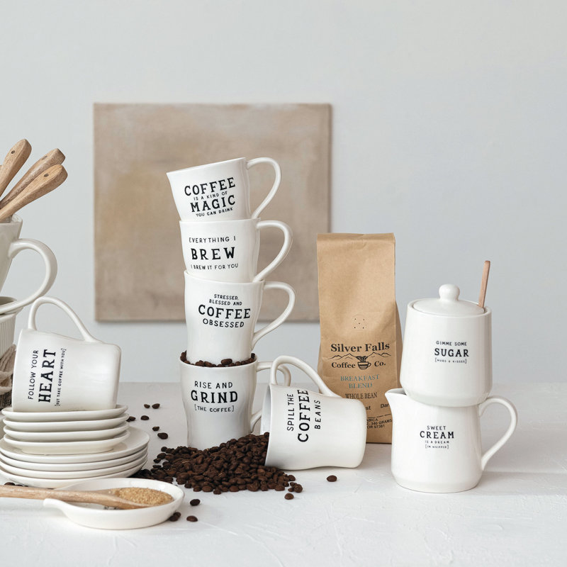 Ensemble de grandes tasses à café Inspirational Brew