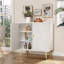 Buffet décoratif carré en fer 2 portes Lachonne-105340537