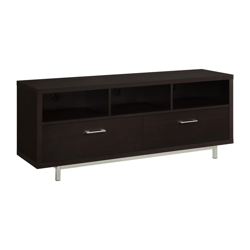 Meuble télé avec rangement 60 po Cappuccino