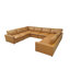 Canapé modulaire en cuir rembourré-542187869