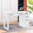 Sakaye Vanity Makeup Desk, Manicure Table with Locking Drawer and Cabinet-725008818