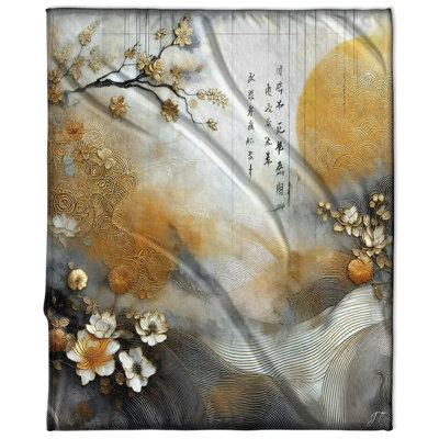 Asian Dawn Velveteen Blanket