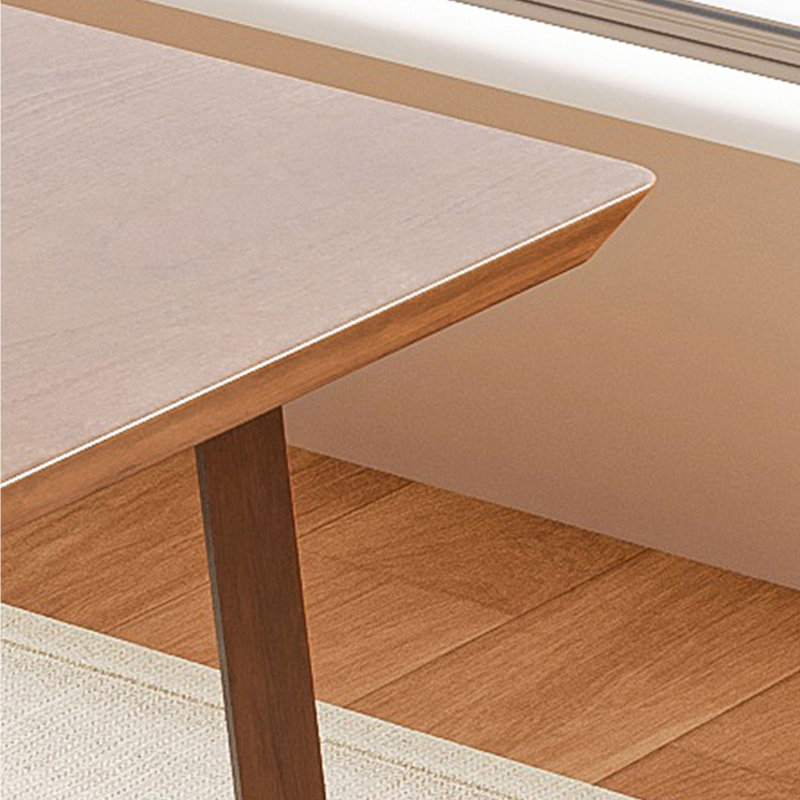 Brown Rectangular Solid Wood desks, 29.53" H x 70.87" W x 31.5" D