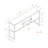 Marlys Modern & Contemporary Manufactured Wood Hutch, 35.77" H x 70.54" W x 15.2" D