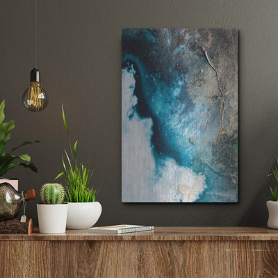  'The Edge' by Petra Meikle de Vlas Metal Wall Art, 12" x 16"