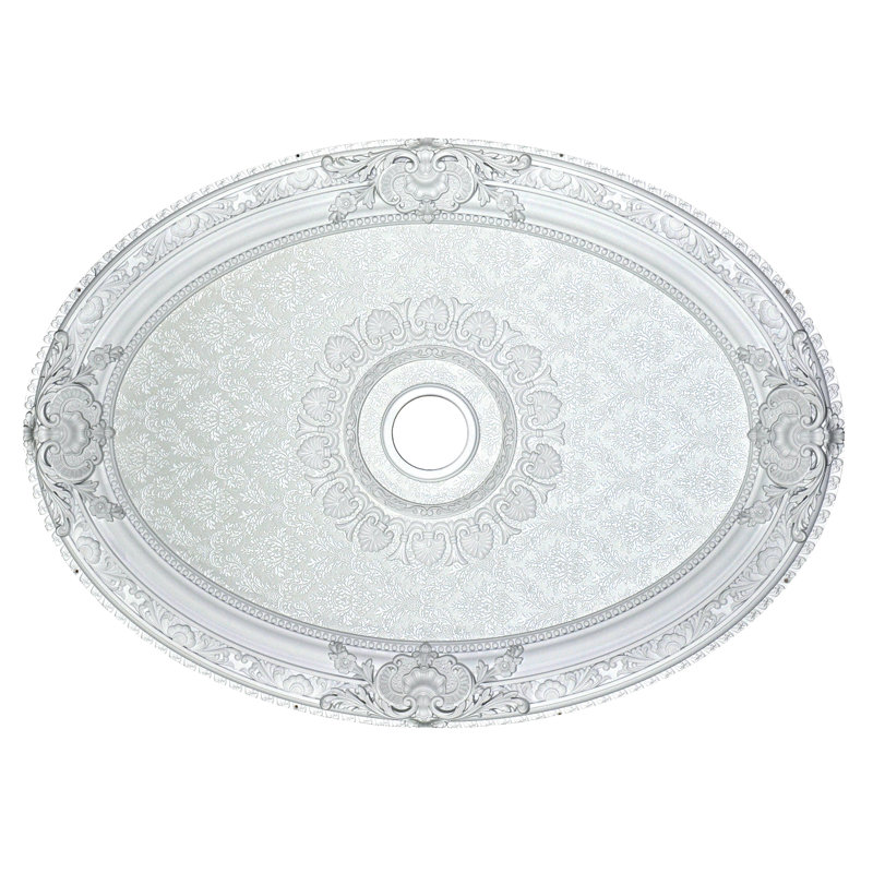 Floral Center Oval Ceiling Medallion