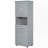 Tall Bathroom Cabinet with Laundry Basket-592302702