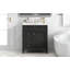 Meuble-lavabo moderne de 30 pouces avec lavabo supérieur, 2 tiroirs et tiroir basculant pour un rangement efficace-126232966