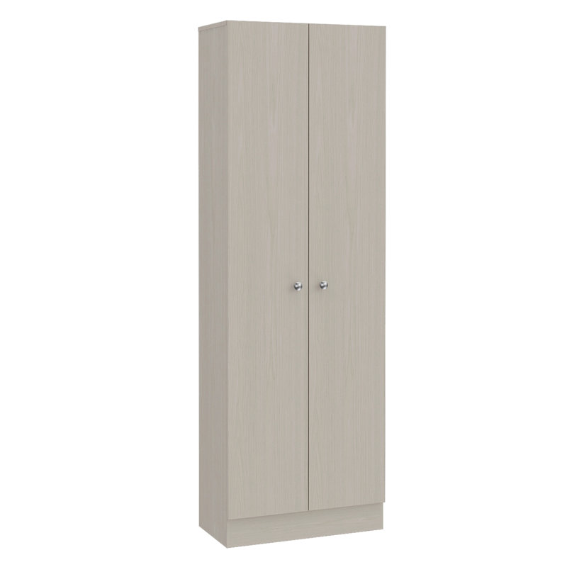 Armoire de rangement à deux portes Virginia, cinq tablettes