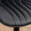 Swivel Bar Stools Modern Faux Leather Upholstered Counter Stools for Kitchen Island, Adjustable Height Stools with Footrest for Home Bar-1500353843