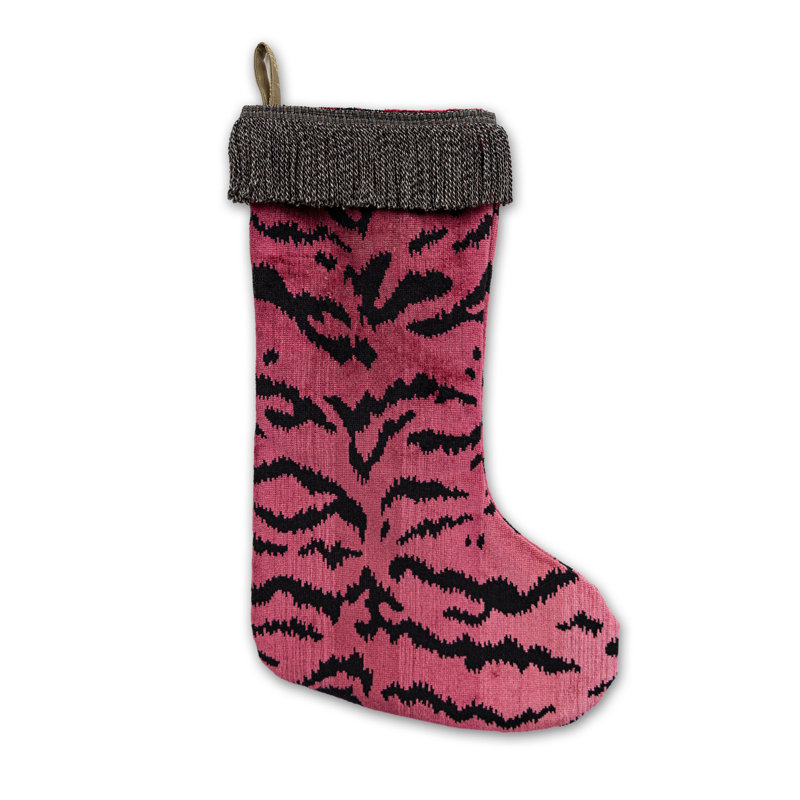TIGRE STOCKING / TRIM, Rouge / Noir
