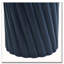 Modern Navy Blue Outdoor Table with Fluted Design