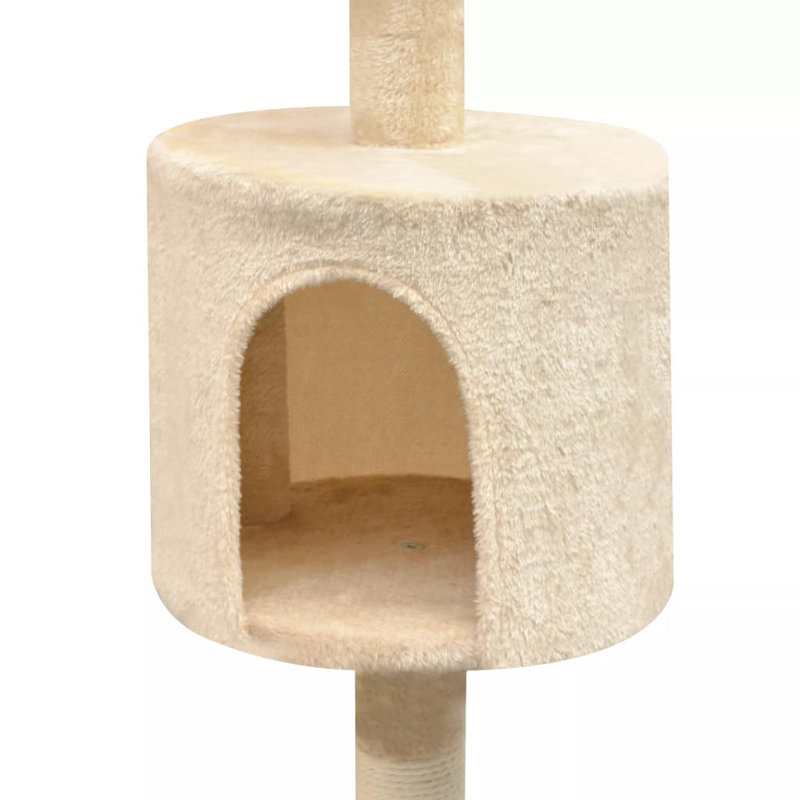 Amerina Cat Tree, 96 cm x 35 cm x 125 cm, Beige