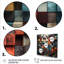 «Blue and Red Abstract Cubes III - Abstract Cubism», reproduction d'art murale-28891079-28891075