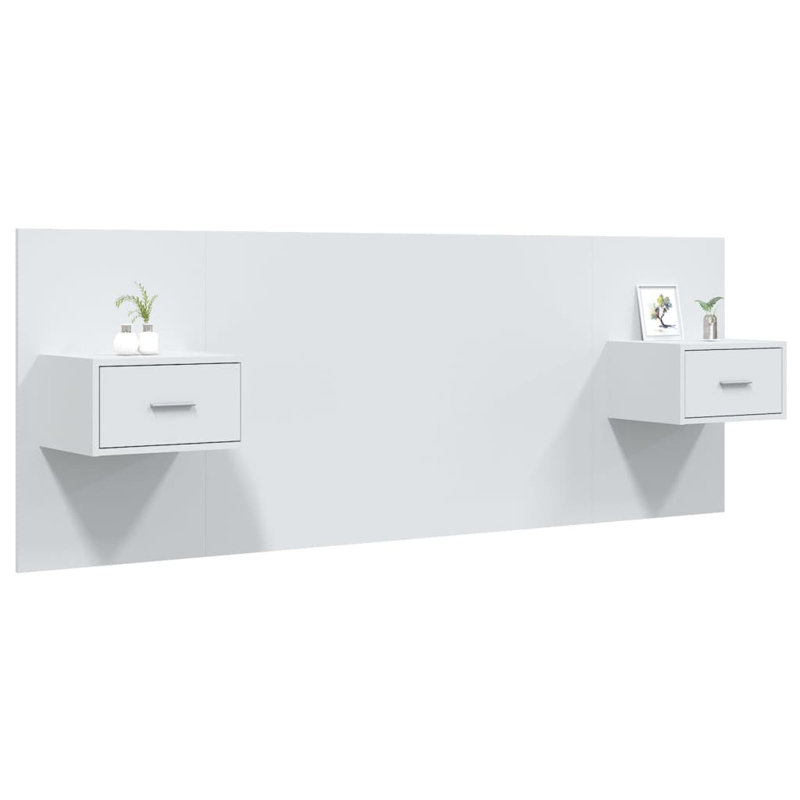 Jasani Small Single (2'6) Solid Wood Headboard, White