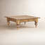 Table basse Country Living Vintage Market Square (1 tiroir, plateau en bois)-1787958009