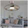 Light Pro In. LED Indoor Coffee Smart Ceiling Fan With Remote Control