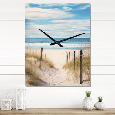 Aniqah - Nautical & Beach Wall Clock Oversized