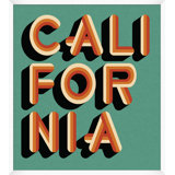 California Teal And Orange Print by Christopher Kennedy