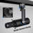 Vectis 15W LED Track Light Head with Zoom and Beam Shaping, Dimmable H Track Accent Spotlight, Black