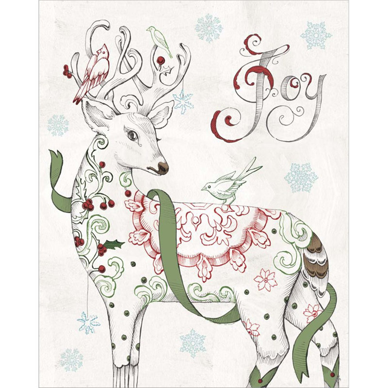 «Christmas Season IV» par Daphne Brissonnet, impression sur toile tendue