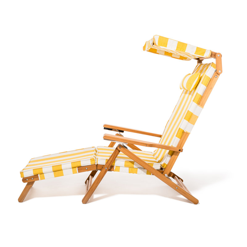 Sling Chair, Crew Mimosa Yellow Stripe
